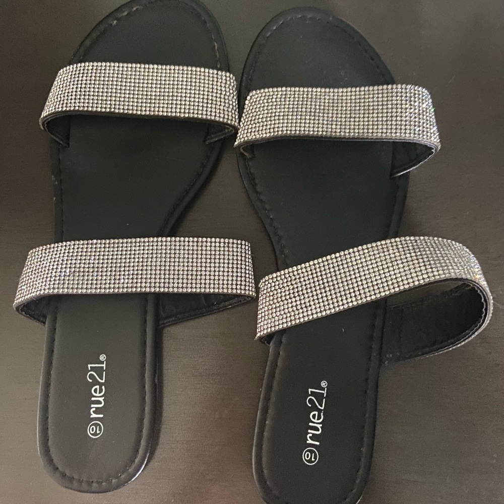 Rue 21 Rhinestone Slides